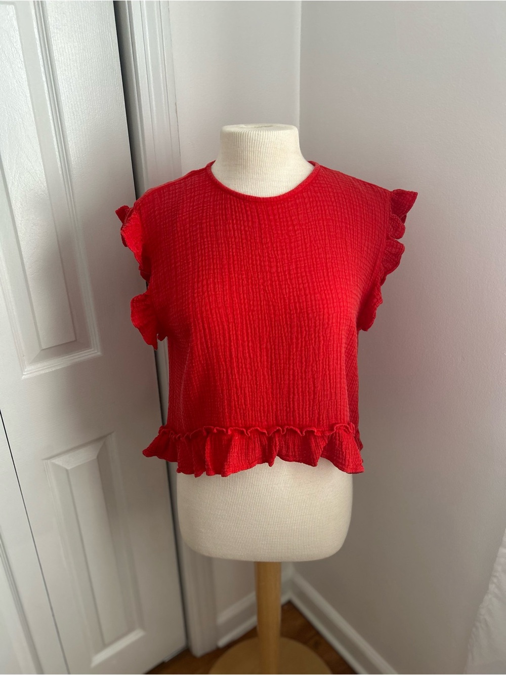 Free People Ruffled Top